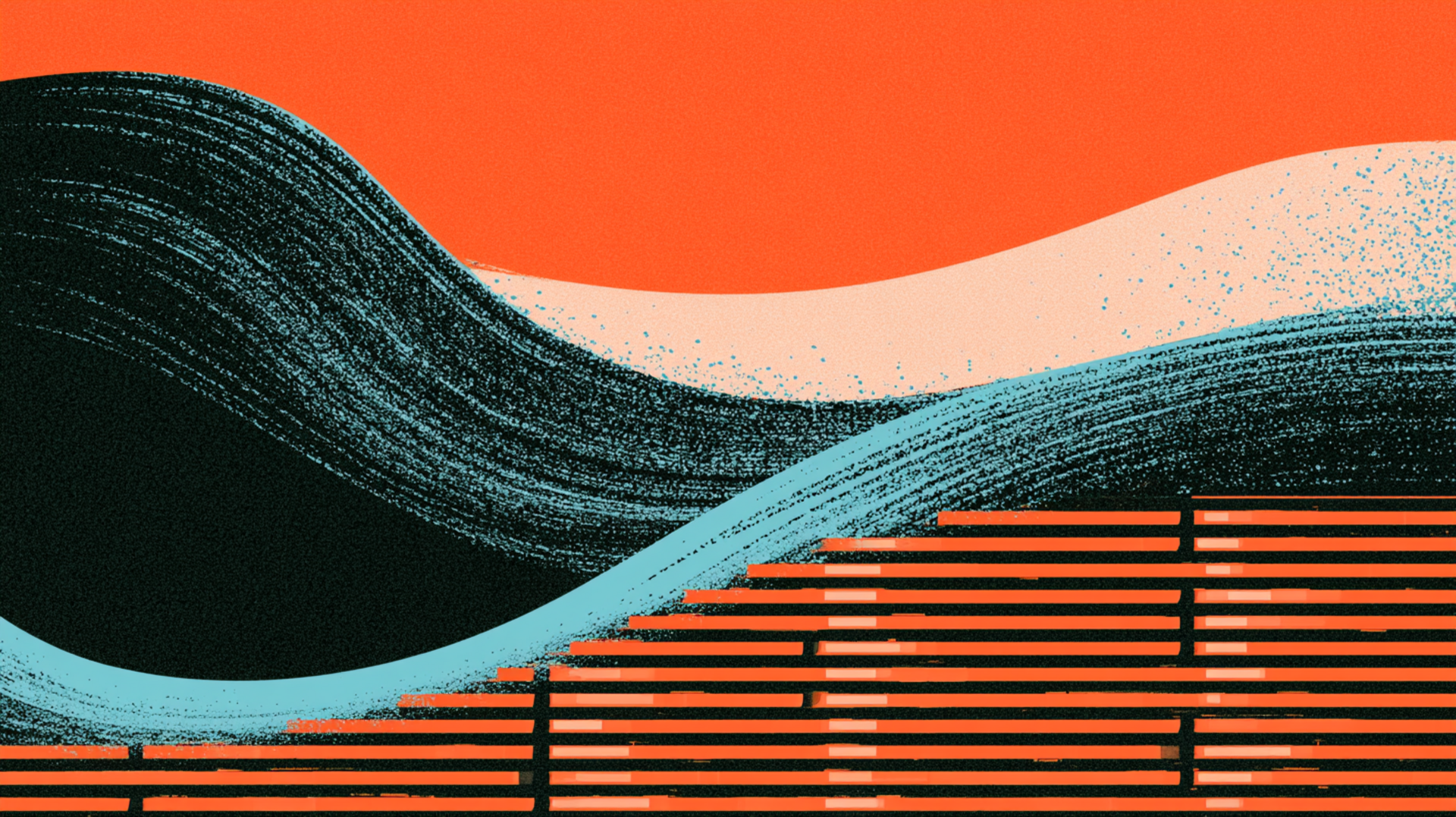 Abstrakte Visualisierung: Google AI Overviews
