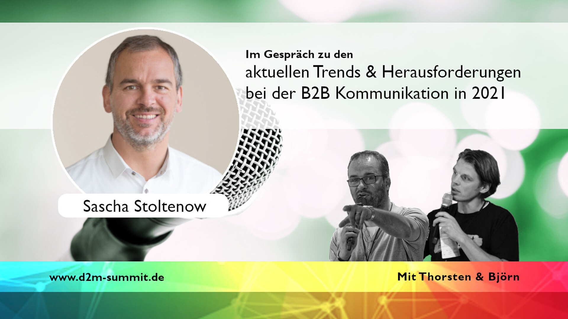 Im Gespräch mit Sascha Stoltenow zu den digitalen Trends bei der B2B Kommunikation