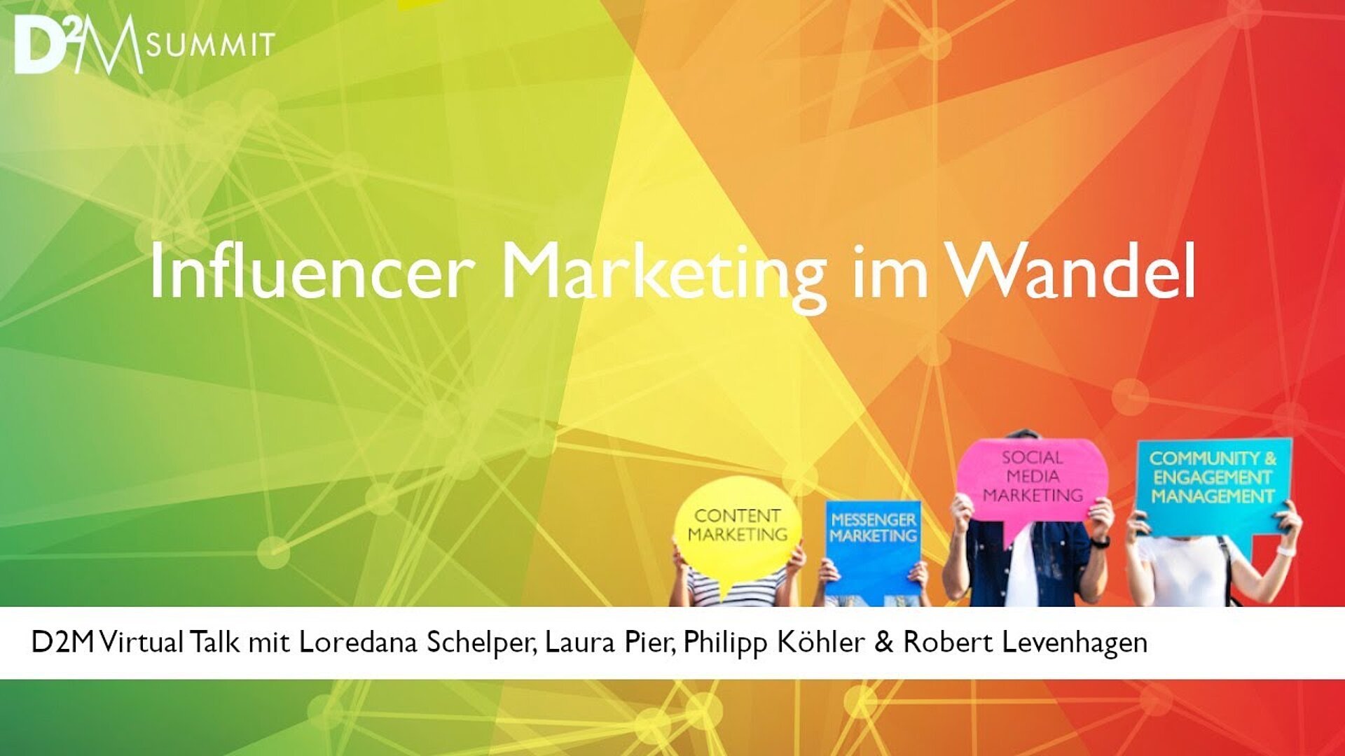 D2M Virtual Talk: Influencer Marketing im Wandel