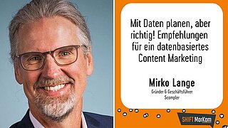Mit Daten planen, aber richtig! Empfehlungen für ein datenbasiertes Content- und Kommunikationsmanagement