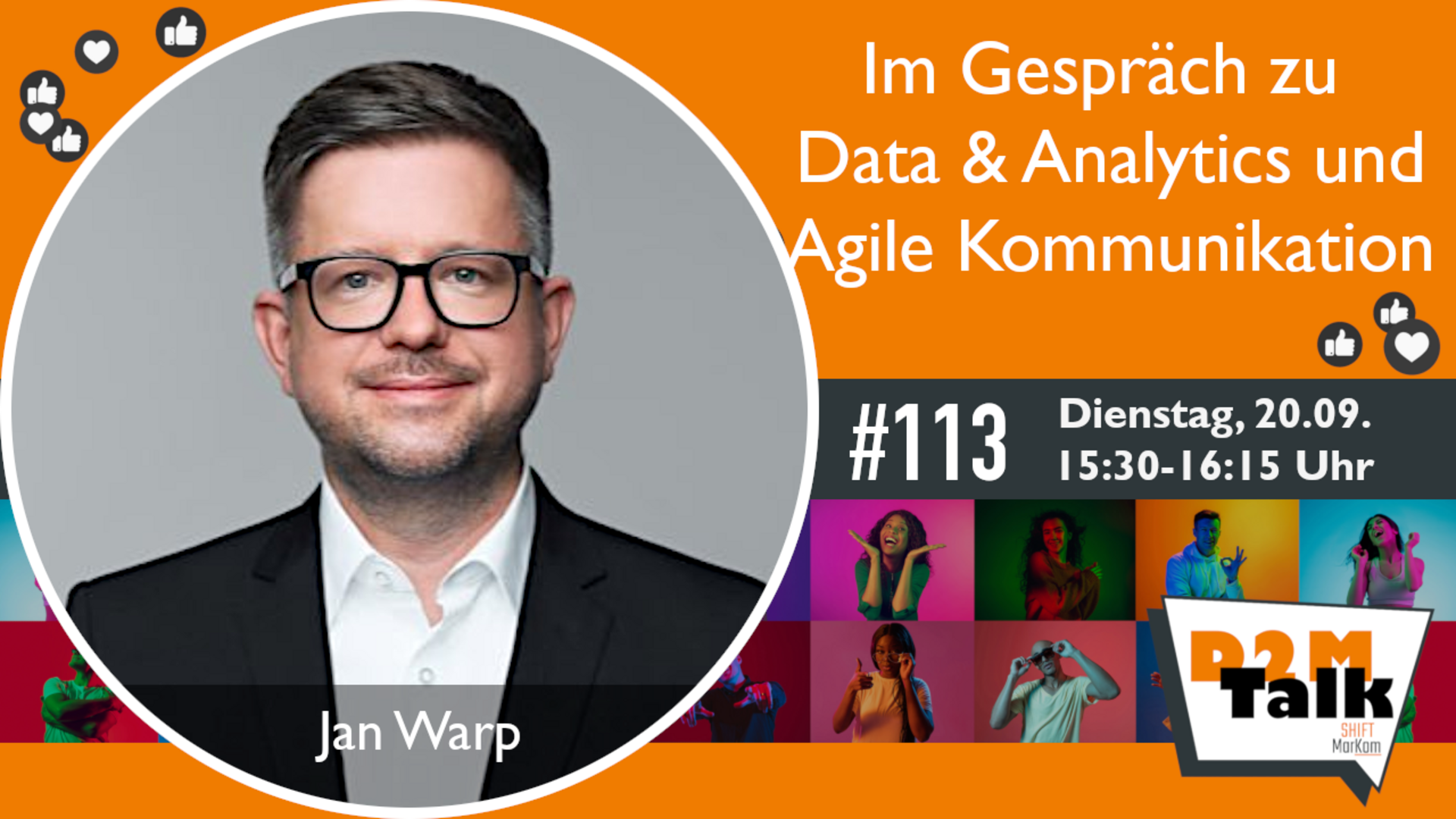 Im Gespräch mit Jan Warp zu Data & Analytics und Agile Kommunikation