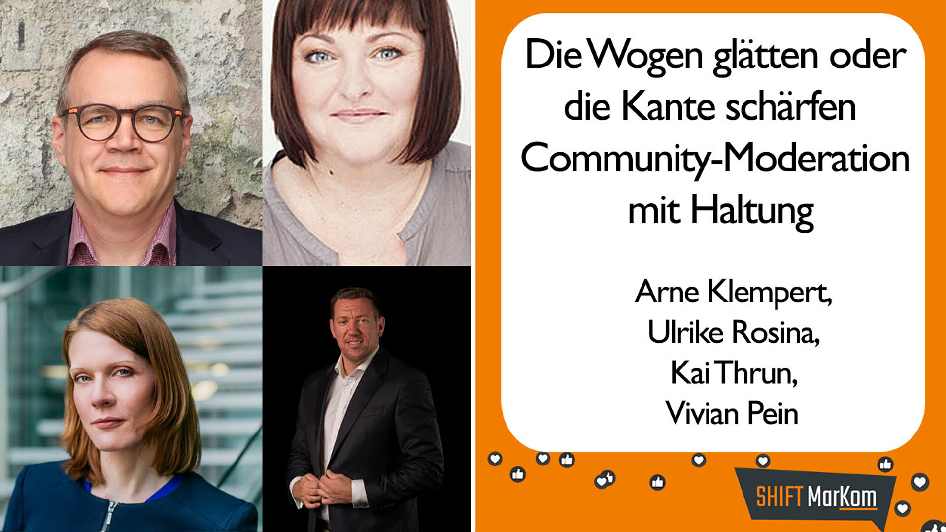 Die Wogen glätten oder die Kante schärfen - Community-Moderation mit Haltung