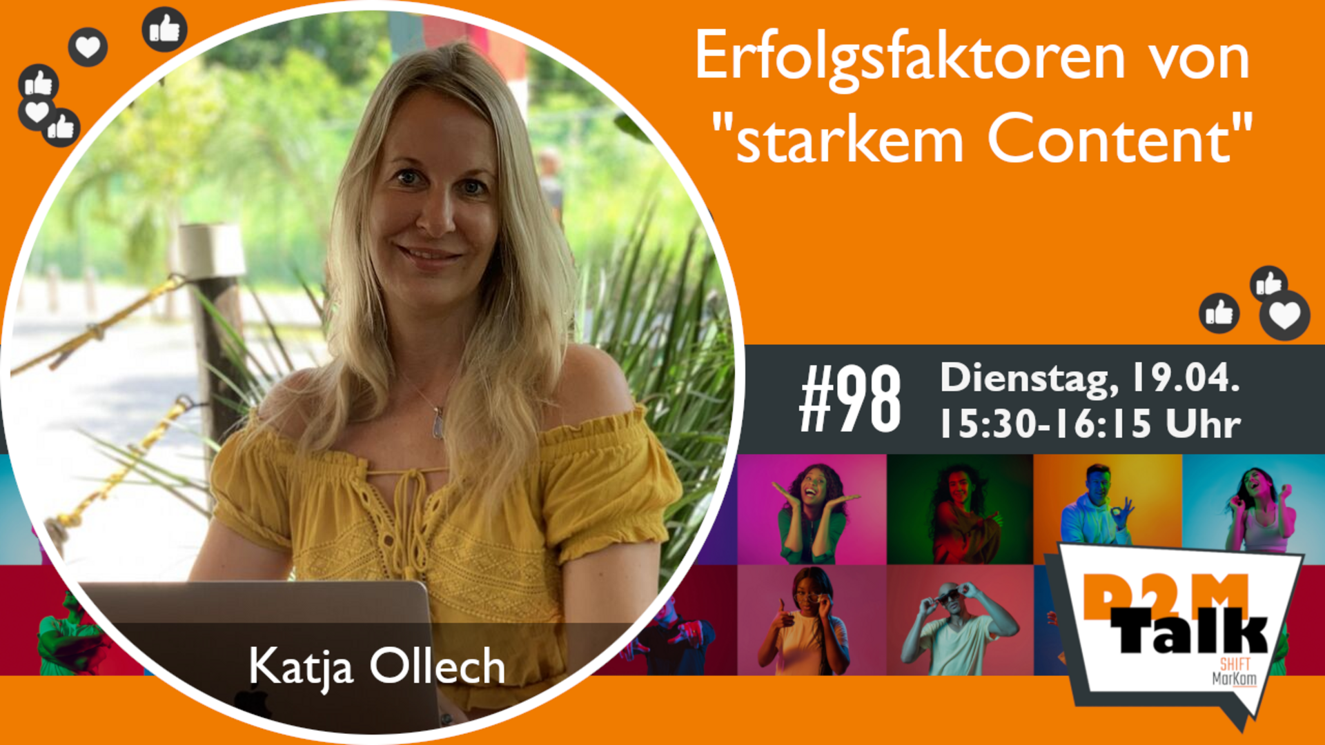 Im Gespräch mit Katja Ollech zur Erstellung von "starkem Content"