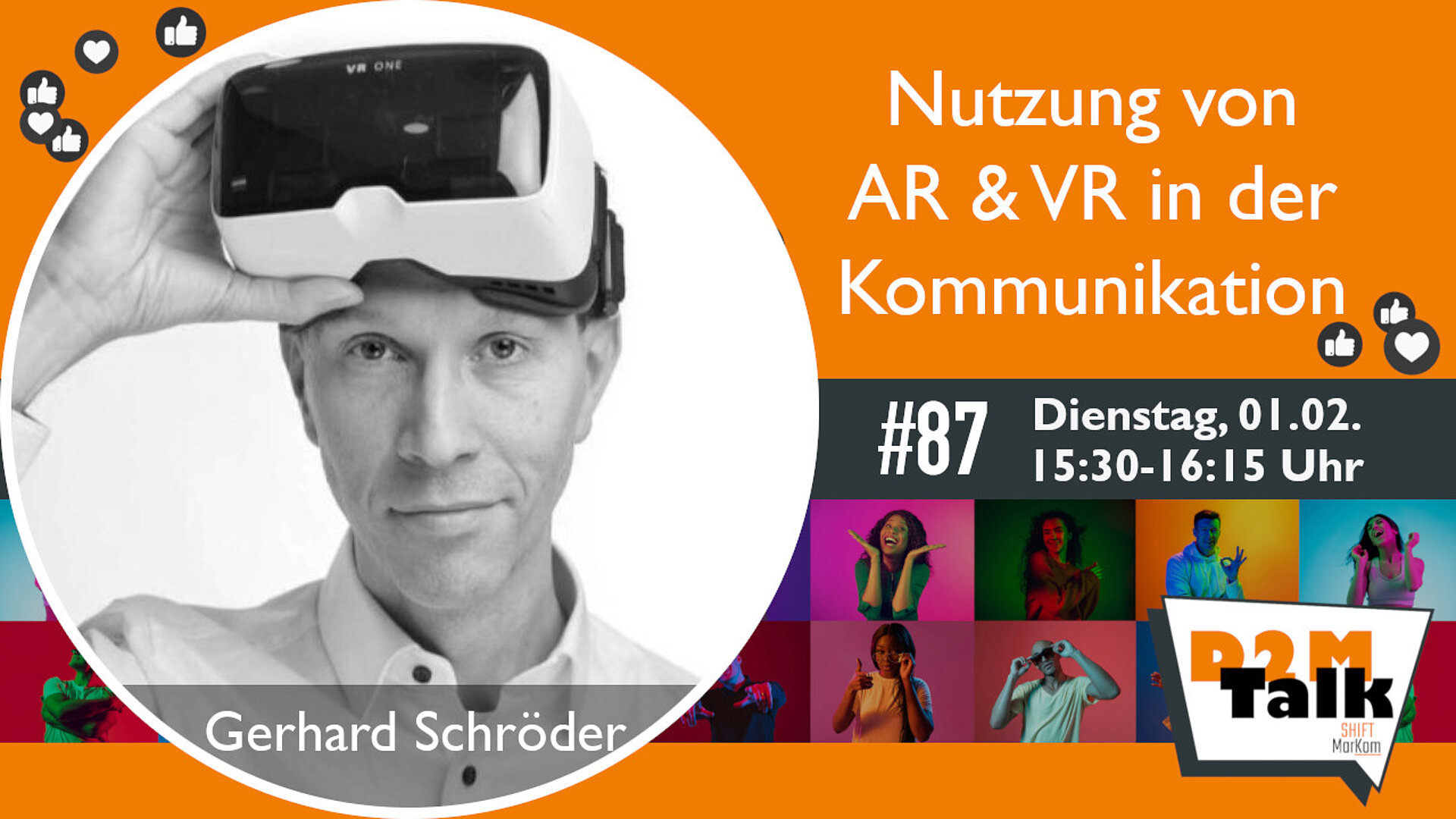 Im Gespräch mit Gerhard Schröder zur Nutzung von AR & VR in der Kommunikation