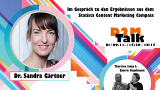 Im Gespräch mit Dr. Sandra Gärtner zu den Ergebnissen des Statista Content Marketing Compass