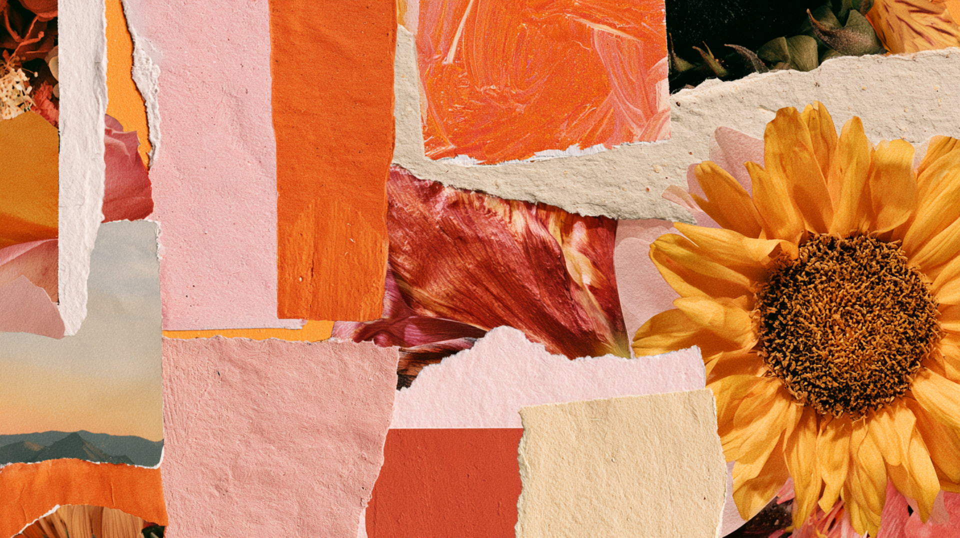 Abstrakte Visualisierung: Moodboards zum Jahreswechsel