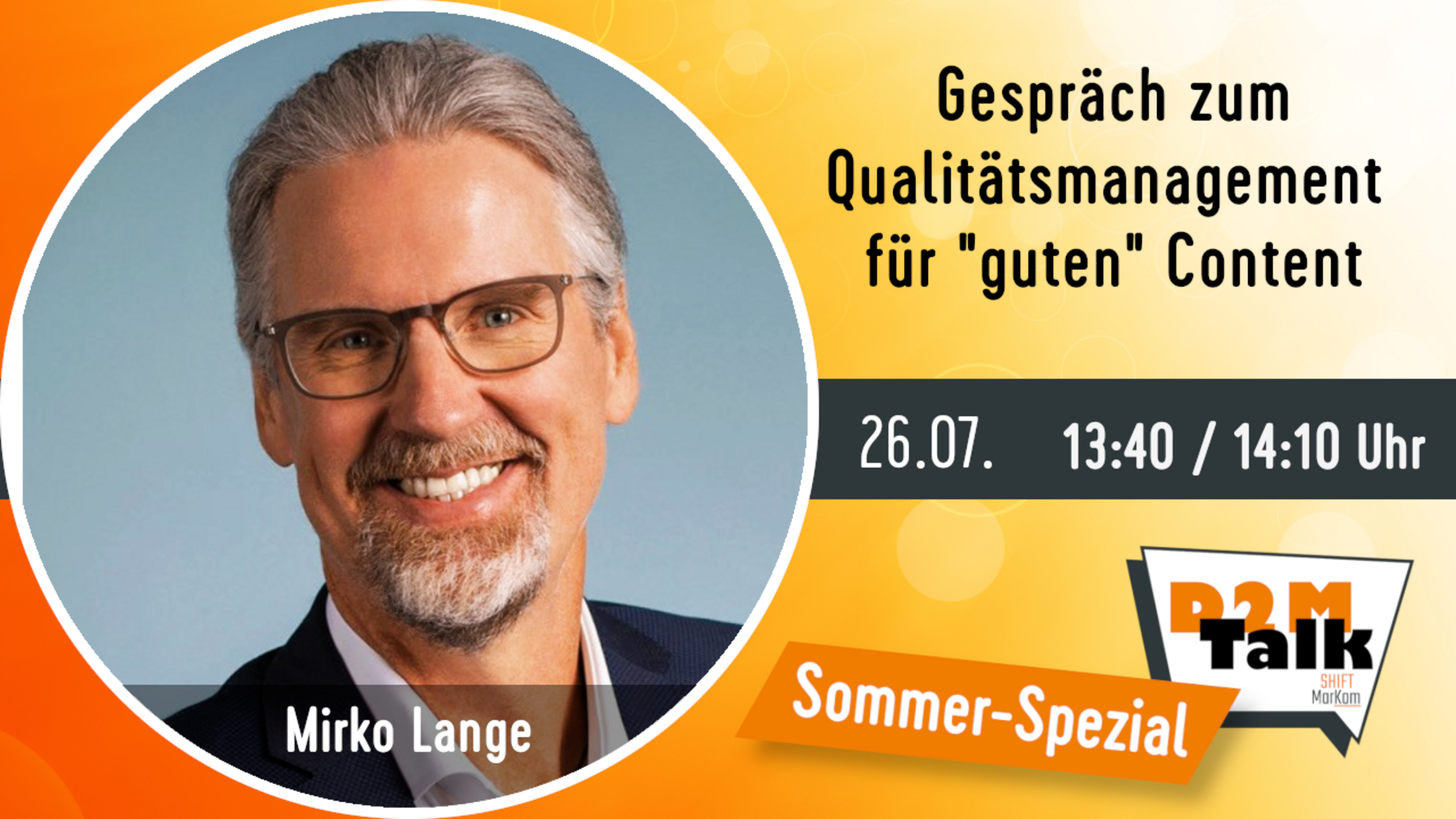 2:1-Talk zum Qualitätsmanagement für "guten" Content