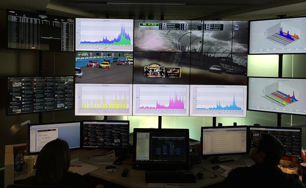 Blick ins NASCAR Fan and Media Engagement Center